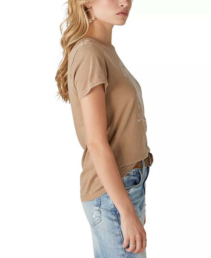 Lucky Brand Yellowstone Cotton Snake Graphic-Print T-Shirt