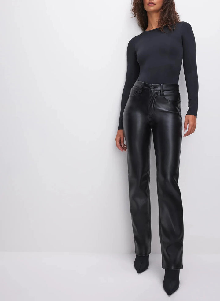 GOOD AMERICAN Icon Faux Leather Pants