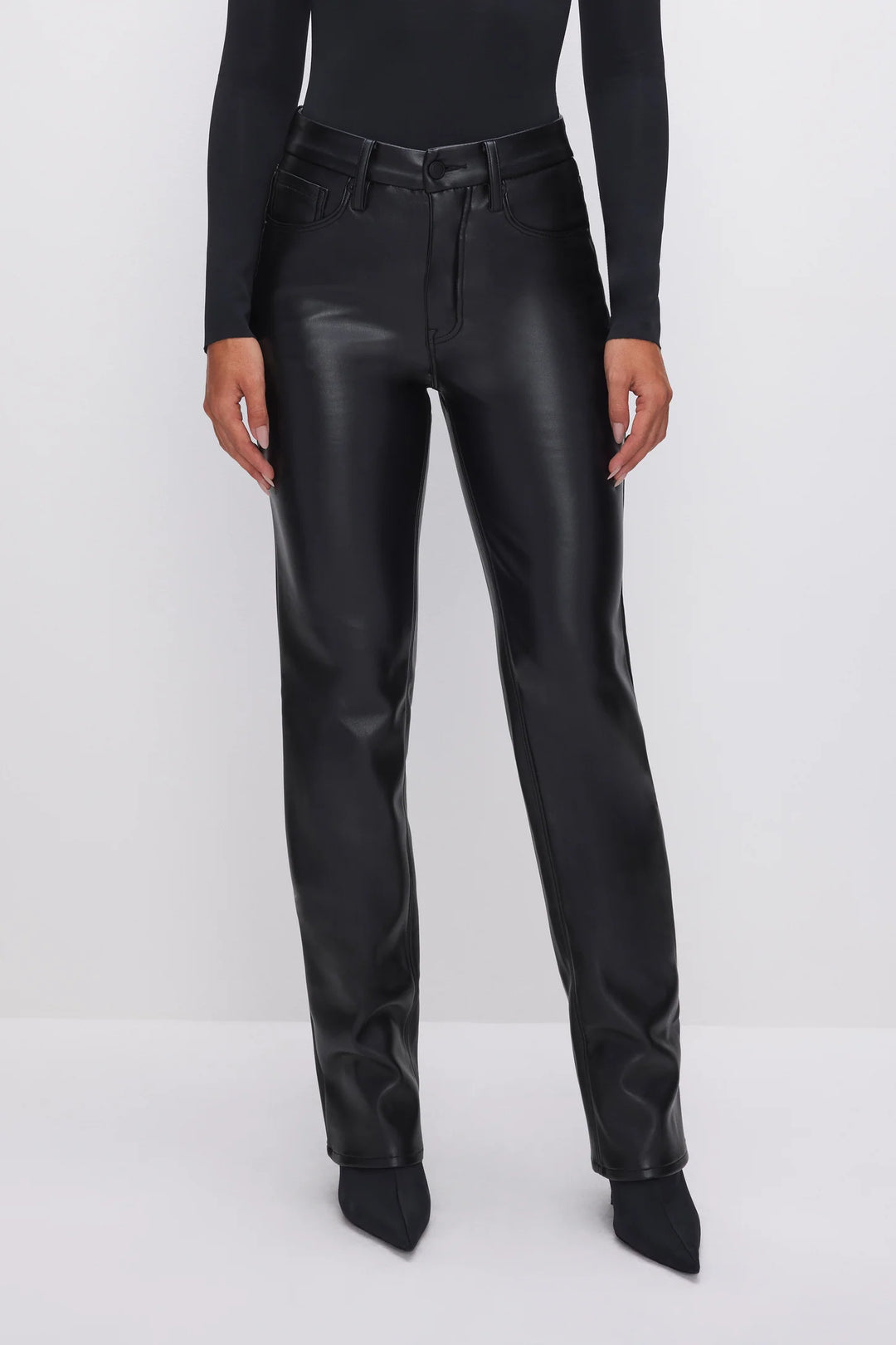 GOOD AMERICAN Icon Faux Leather Pants