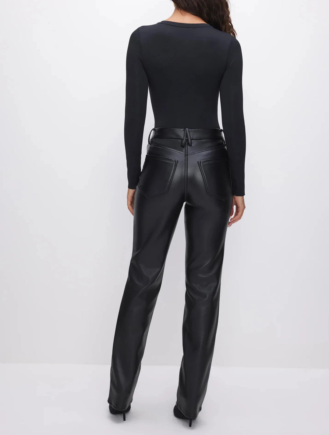 GOOD AMERICAN Icon Faux Leather Pants