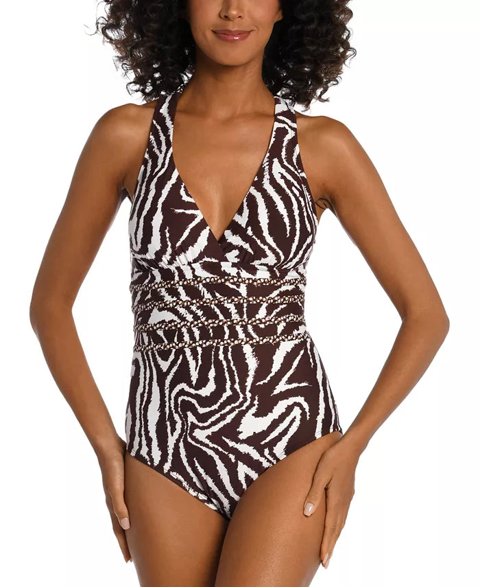 La Blanca Multi Strap Cross-Back One-Piece Swimsuit
