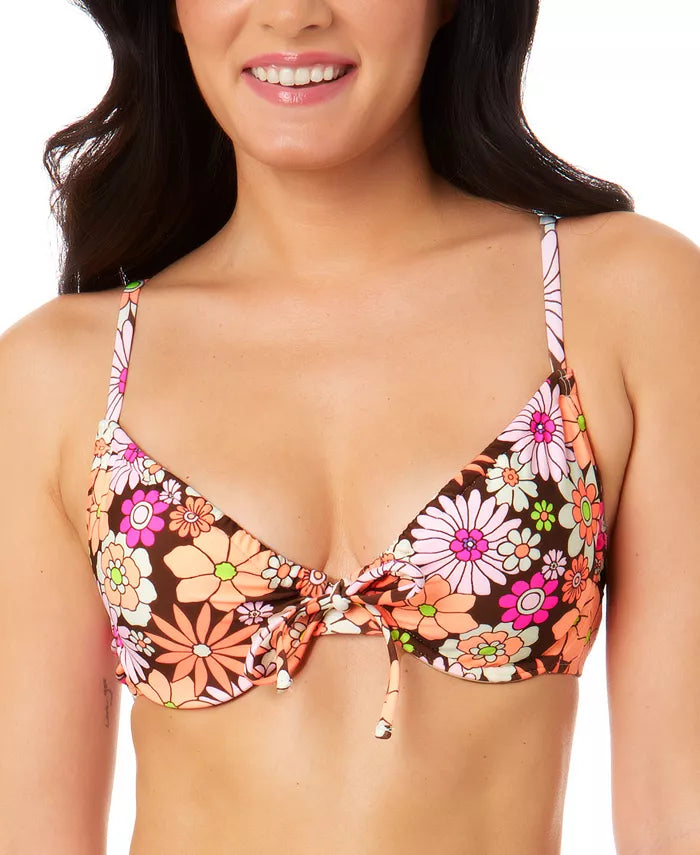 Salt + Cove Morning Grace Underwire Bralette Bikini Top