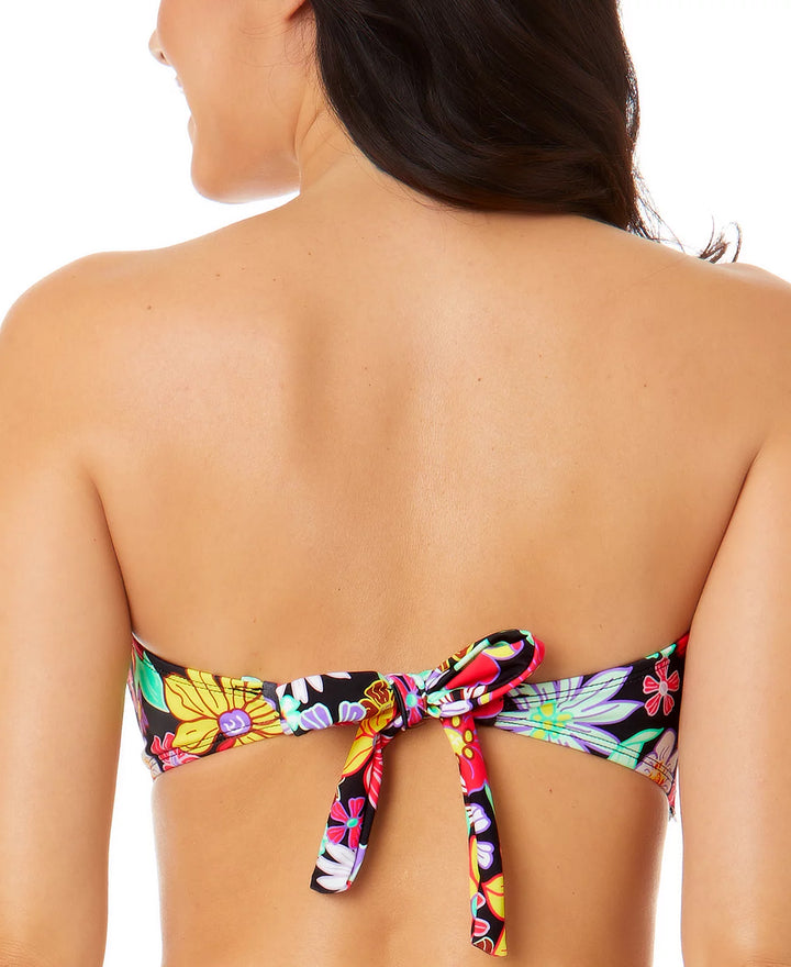 Salt + Cove Juniors' Penny Lane Smocked Bandeau Bikini Top