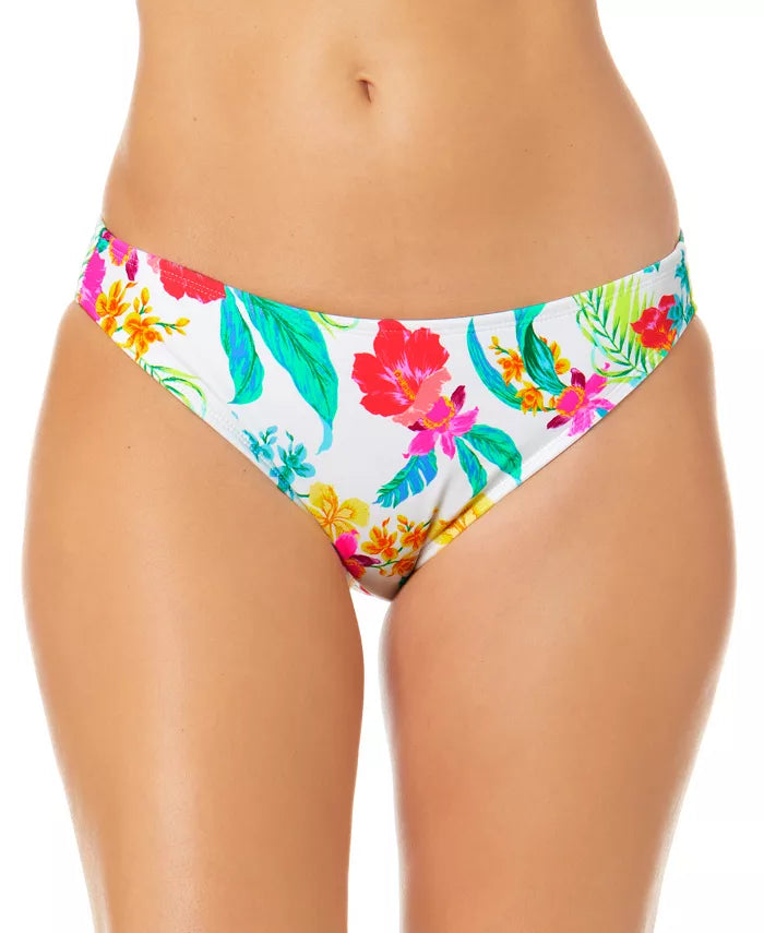 Salt + Cove Juniors' Hibiscus Print Hipster Bikini Bottom