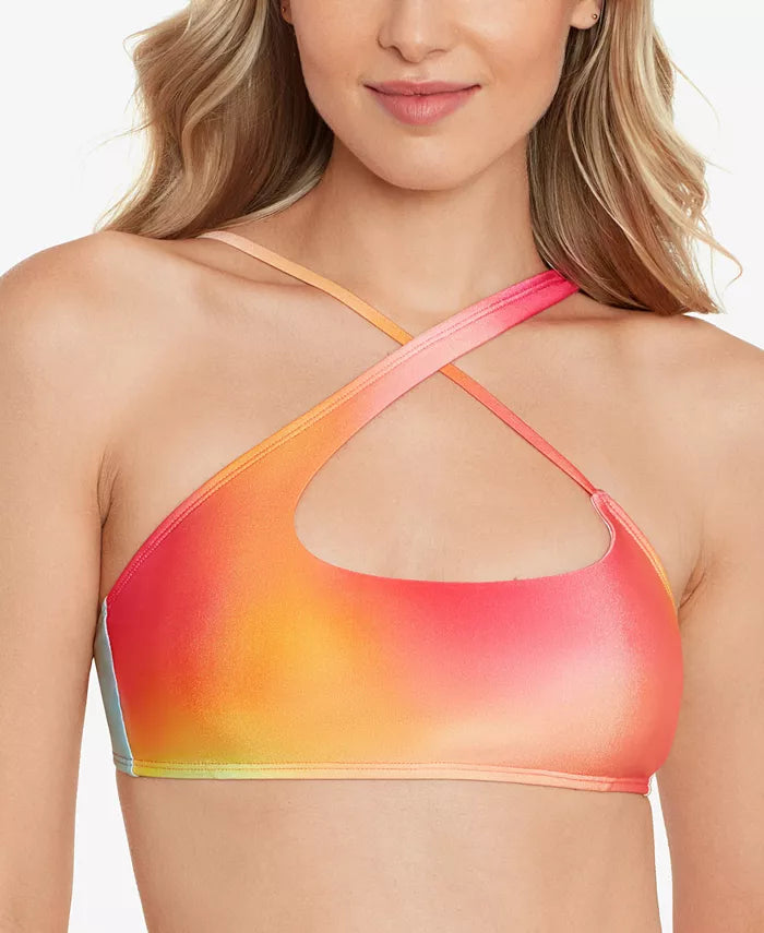 Salt + Cove Crisscross-Strap Bikini Top