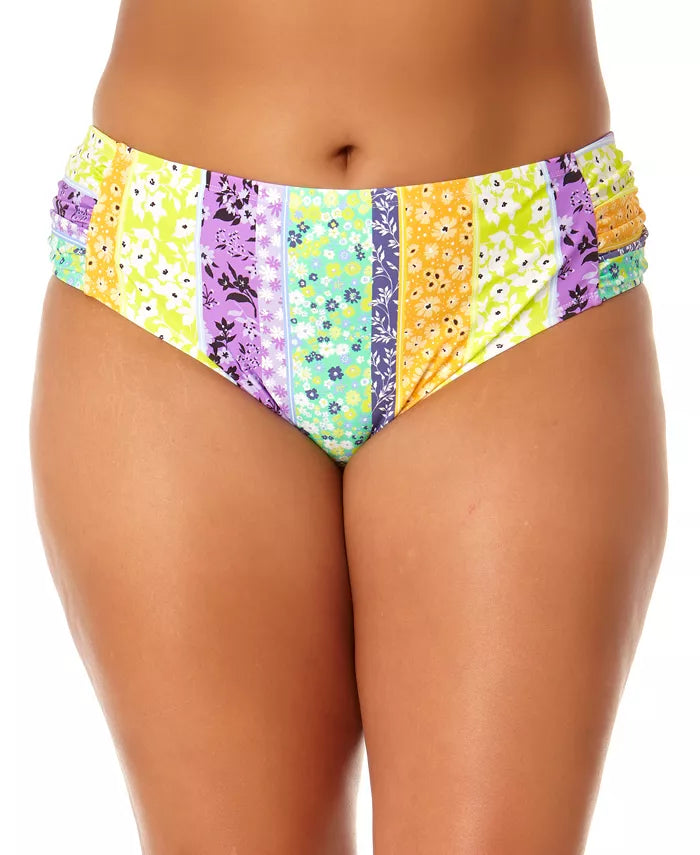 Salt + Cove Plus Size Soft Side-Tab Mid-Rise Bikini Bottoms