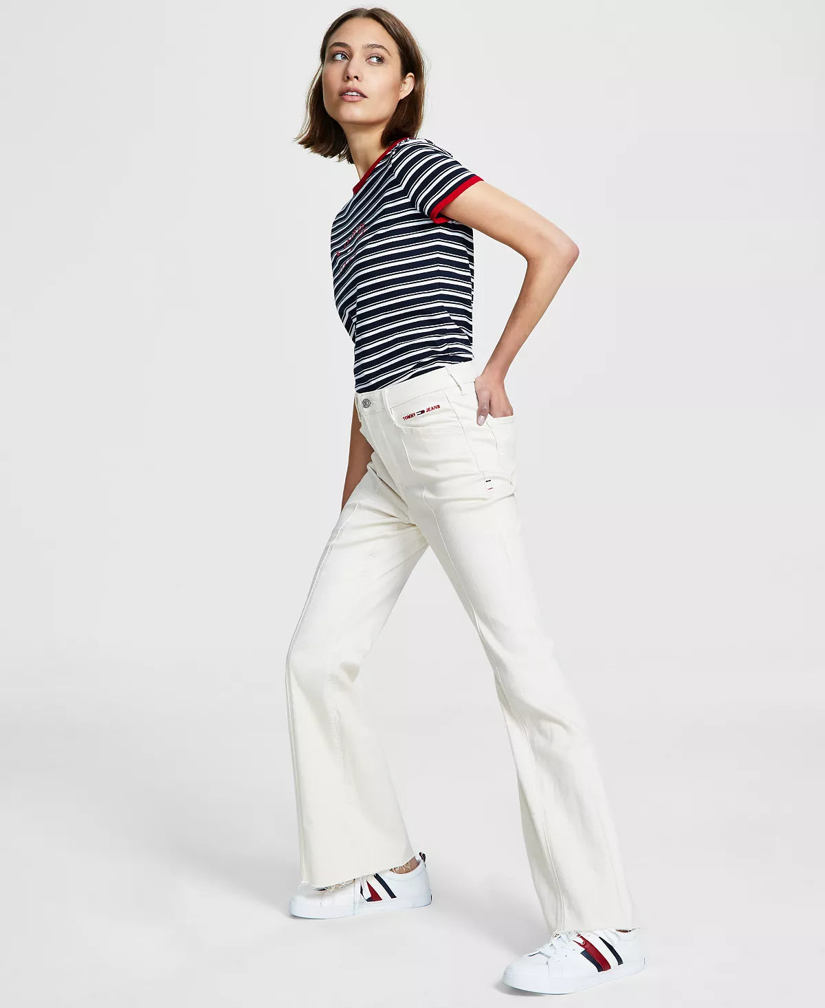 Tommy Jeans High-Rise Flare-Leg Jeans