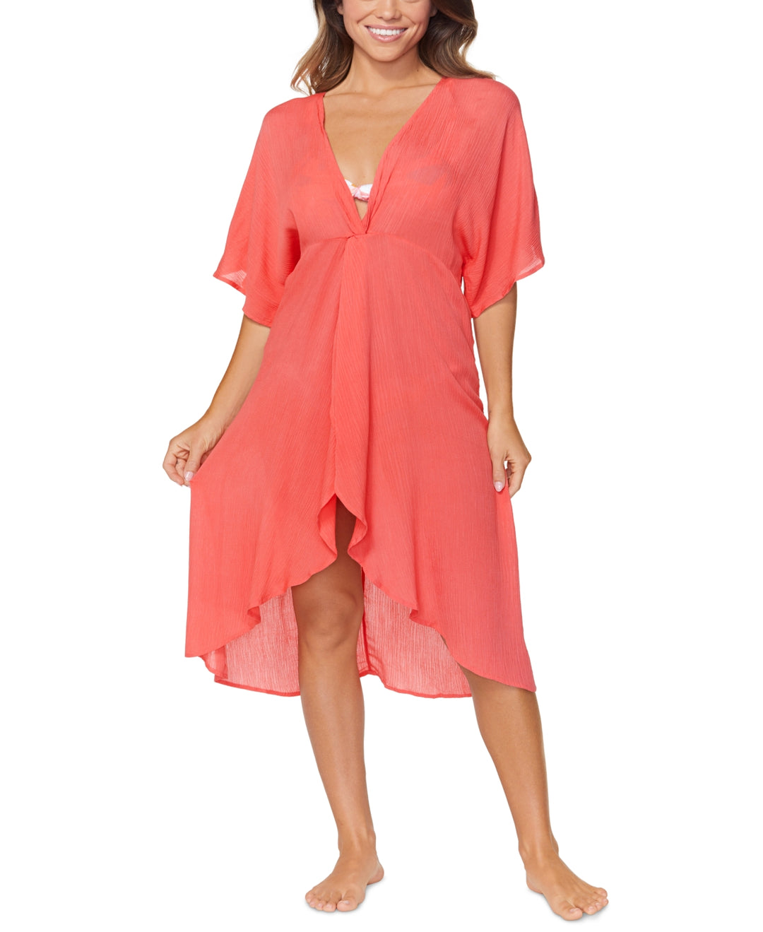 Raisins Juniors' Paradise High-Low Dress Cover-Up