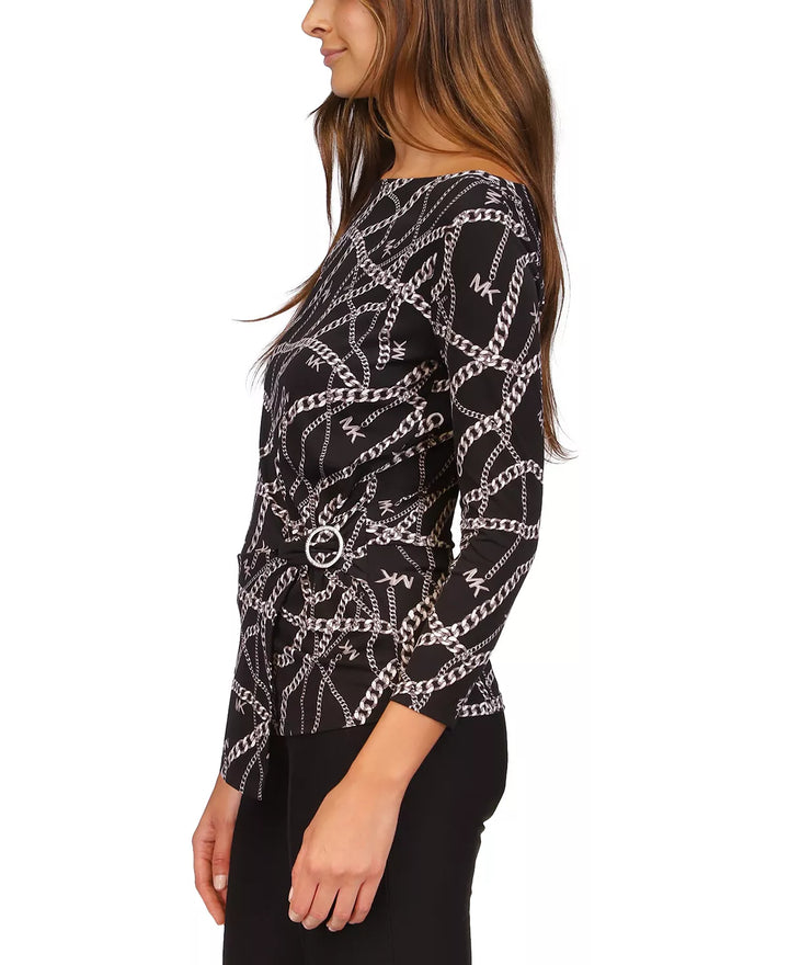 Michael Michael Kors Twist-Front Hardware Top