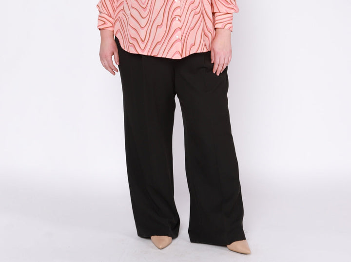 Black Tape Trendy Wide-Leg Pants