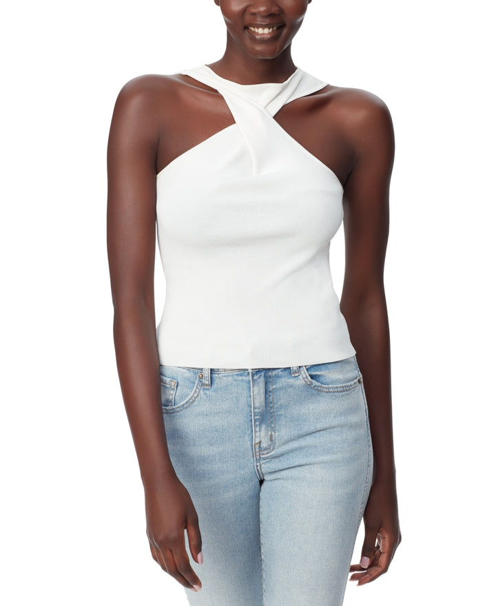 Sam Edelman Cross-Neck Sleeveless Halter Top
