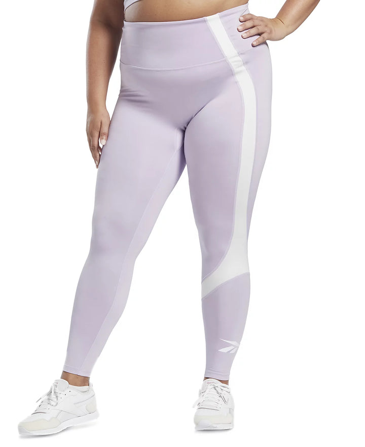 Reebok Plus Size Workout Ready High Rise Vector Leggings