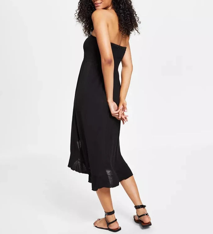 Raviya Strapless High-Low Dress Cover-Up