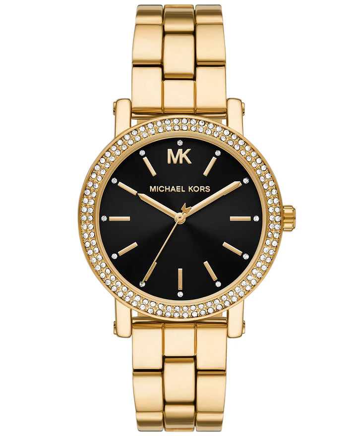 Michael Kors Women's Corey Three-Hand Gold-Tone Alloy Watch 38mm