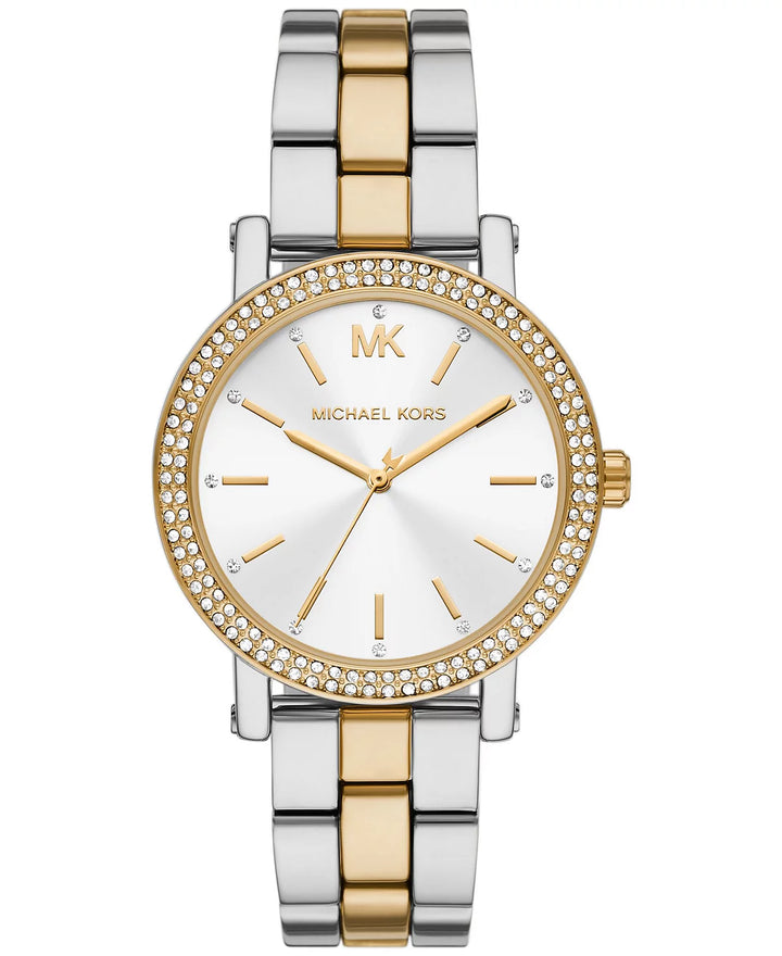 Michael Kors Women's Corey Three-Hand Two-Tone Alloy Watch 38mm