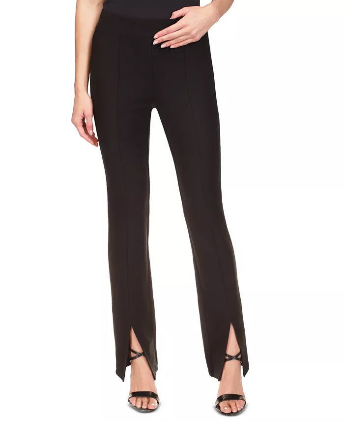 Michael Kors Petite Split-Hem Flared Pull-On Pants