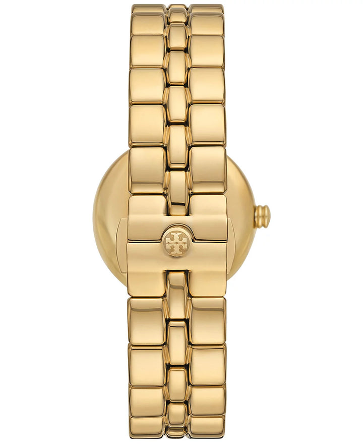 Tory Burch Women's Kira Gold-Tone Stainless Steel Bracelet Watch 30mm