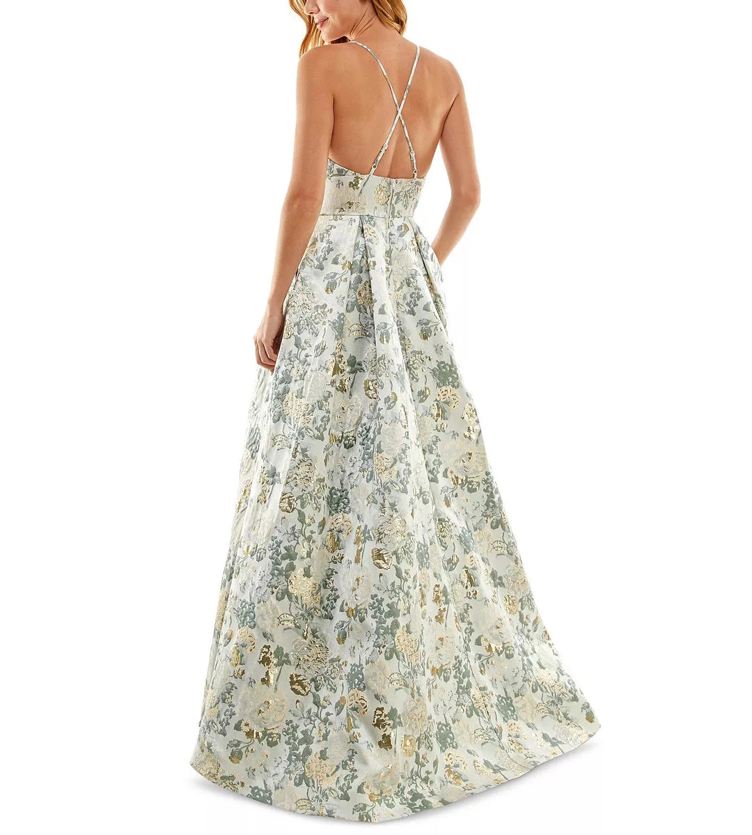 B. Darlin Juniors' Jacquard Ball Gown DGFOutlet B. Darlin Juniors' Jacquard Ball Gown DGFOutlet