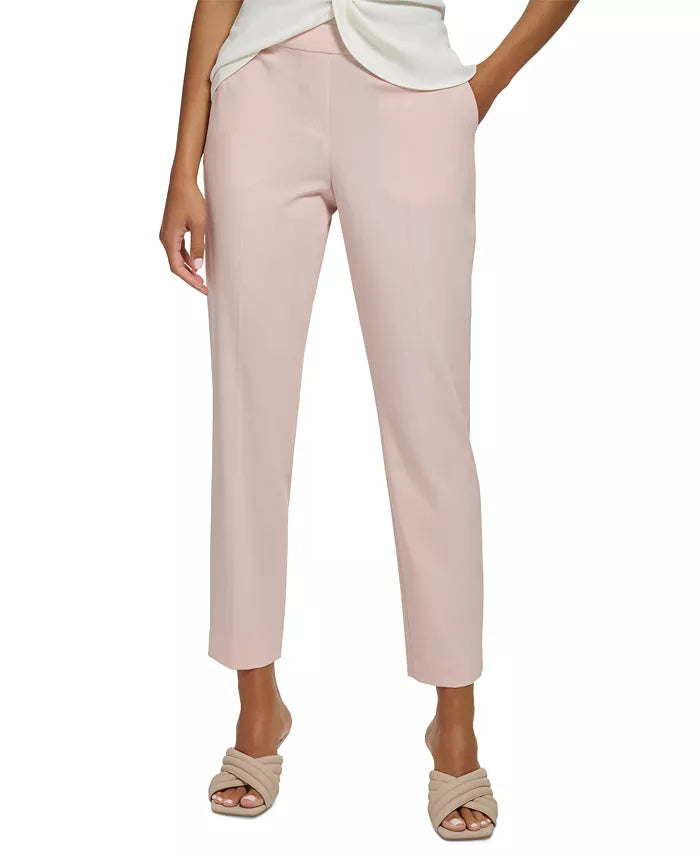 Calvin Klein Infinite Stretch Straight-Leg Ankle Pants
