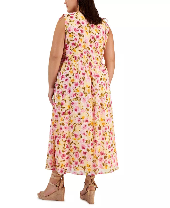 I.N.C. International Concepts Floral-Print Sleeveless Maxi Dress