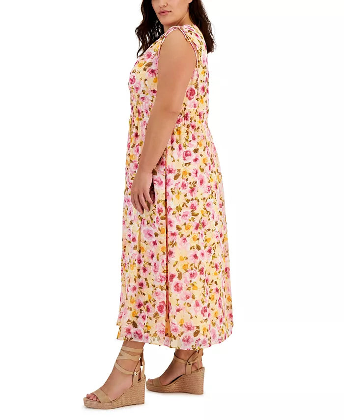 I.N.C. International Concepts Floral-Print Sleeveless Maxi Dress