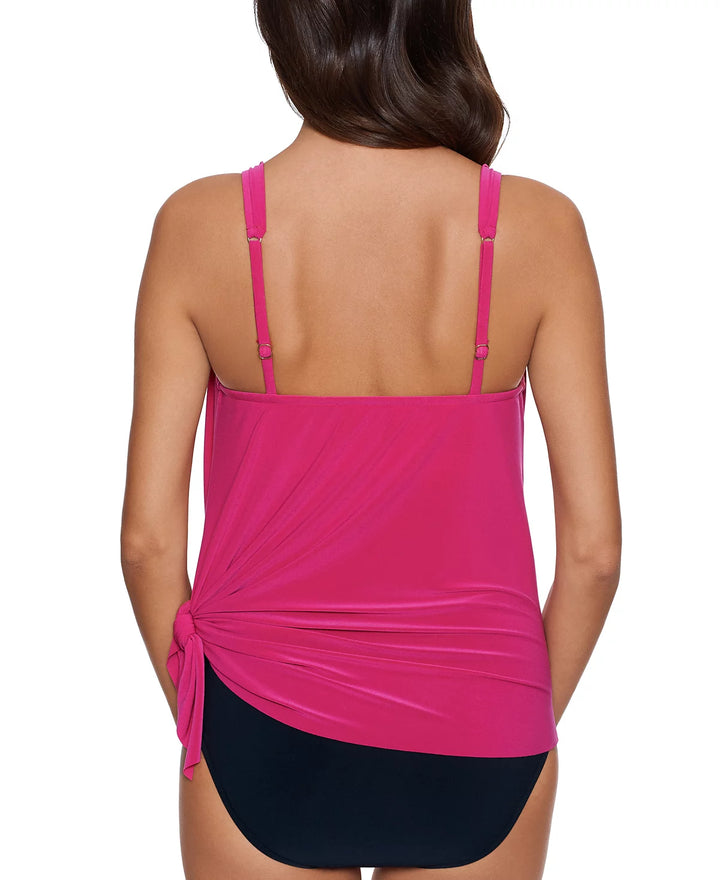 Magicsuit Winnie Scoop-Neck Asymmetric-Hem Tankini Top