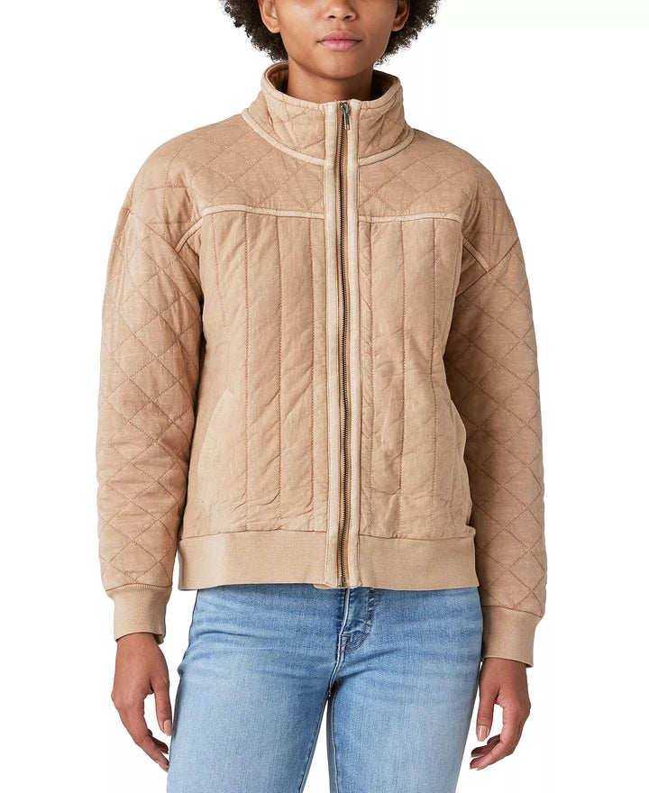 Lucky Brand Quilted Zip-Up Jacket