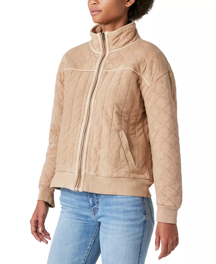 Lucky Brand Quilted Zip-Up Jacket