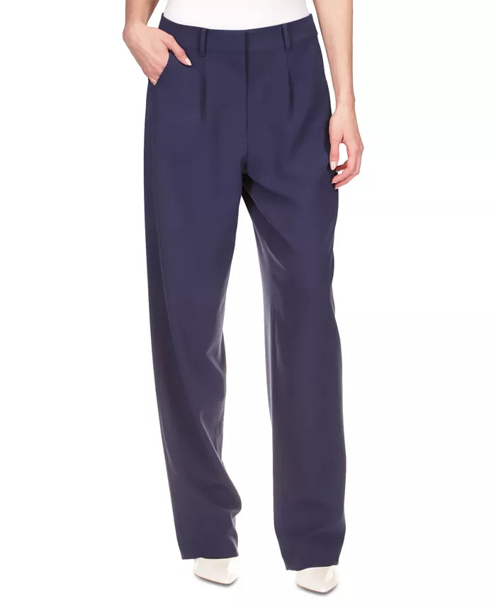 MICHAEL Michael Kors Single-Pleat Career Pants