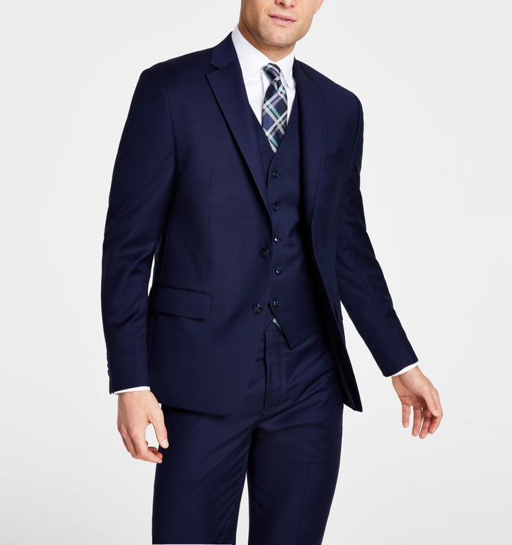 Michael Kors Men's Wool-Blend Stretch Solid Suit Jacket