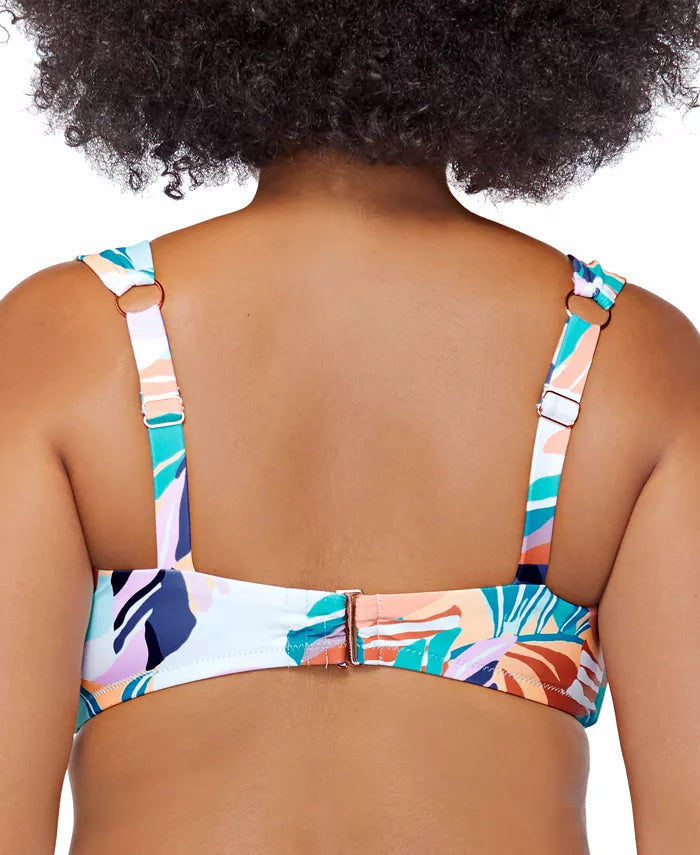 Raisins Curve Plus Size Printed Korakia Jamaica Bra Bikini Top