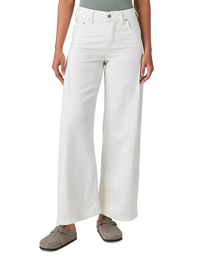 Lucky Brand High-Rise White Palazzo Jeans