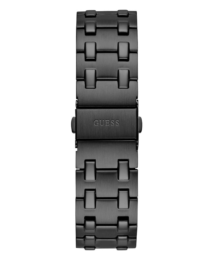 GUESS Men's Analog Black Stainless Steel Watch 42mm