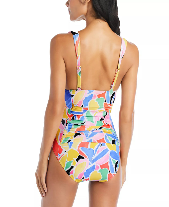 Beyond Control Women's Palm Beach Ruched One-Piece Swimsuit