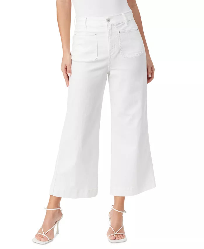 Gloria Vanderbilt x Christian Siriano Patch-Pocket Wide-Leg Jeans