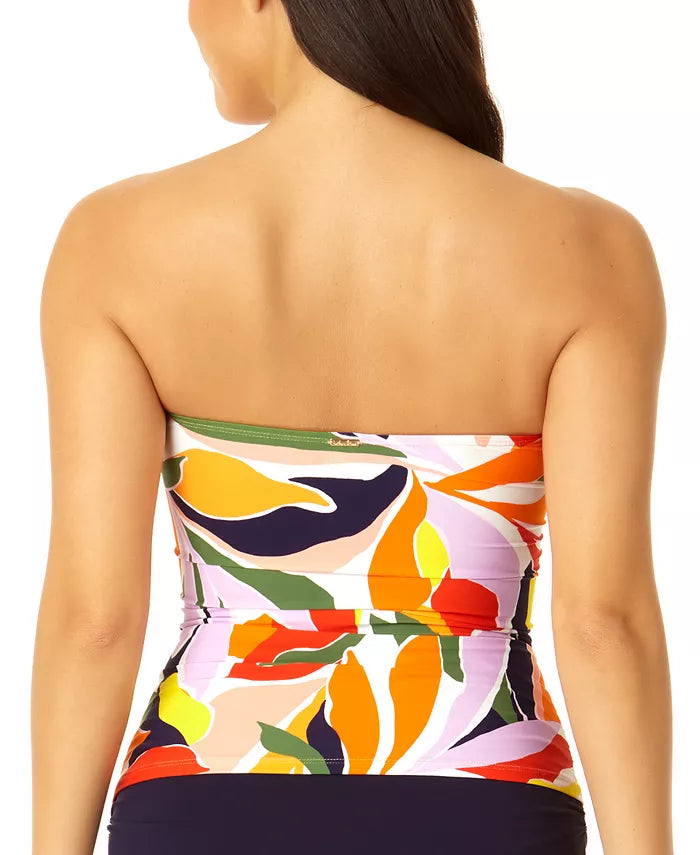 Anne Cole Twist-Front Ruched Tankini Top