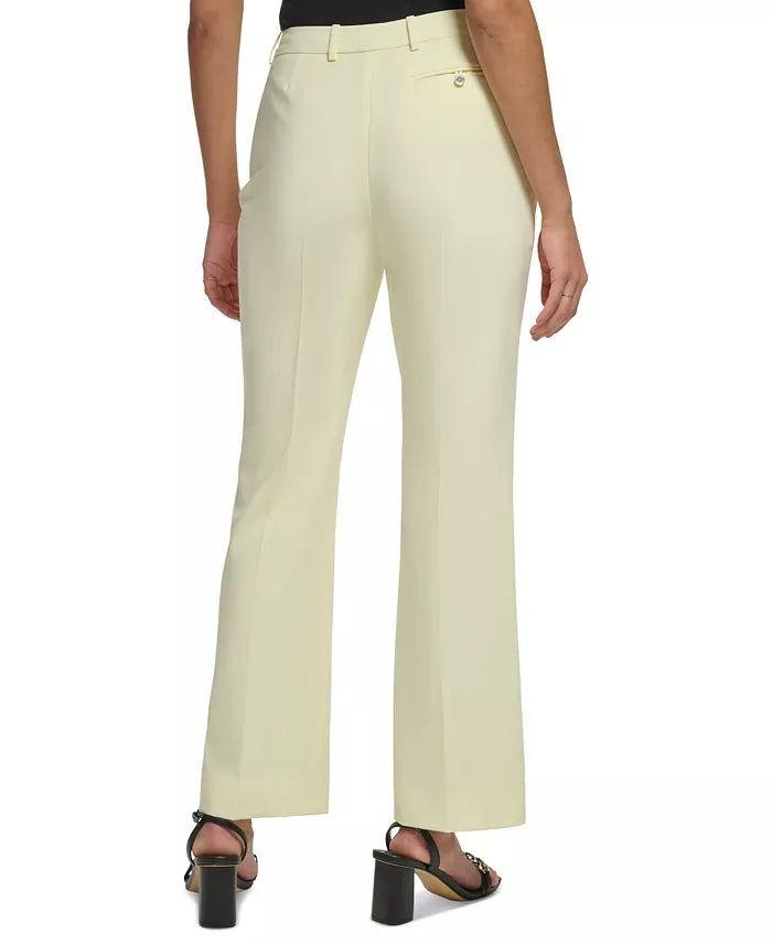 Calvin Klein Petite Solid Lux Straight-Leg Modern-Fit Pants