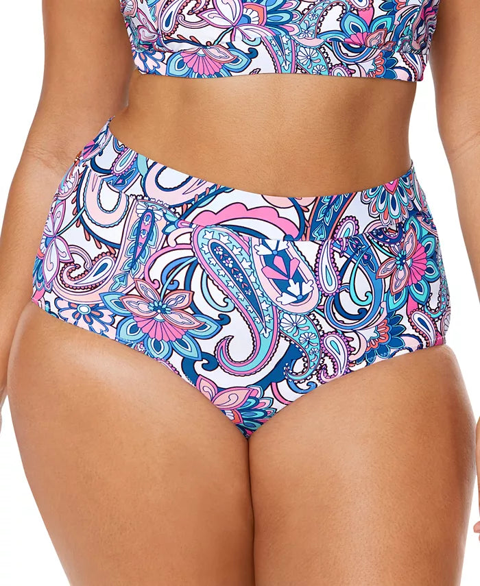 Raisins Curve Island Tummy-Control Bikini Bottoms