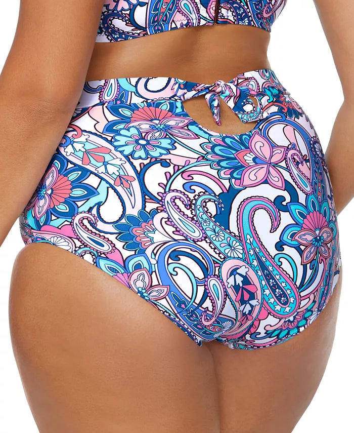 Raisins Curve Island Tummy-Control Bikini Bottoms