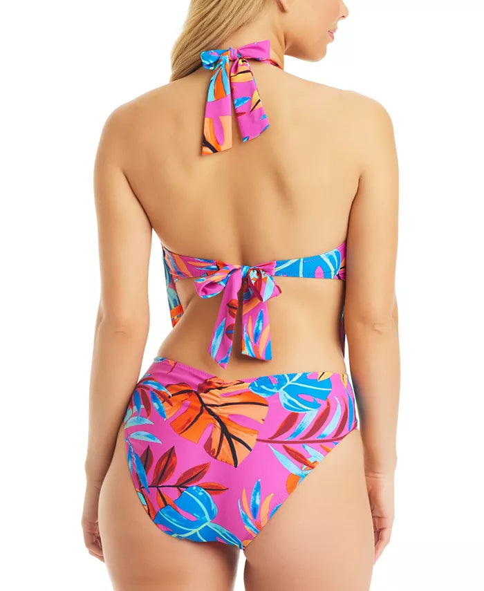 Bar III Cowl Neck One-Piece Swimsuit