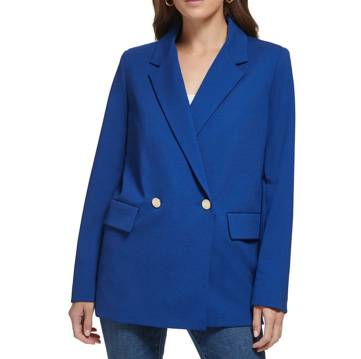 DKNY Notch-Lapel Long-Sleeve Oversized Blazer