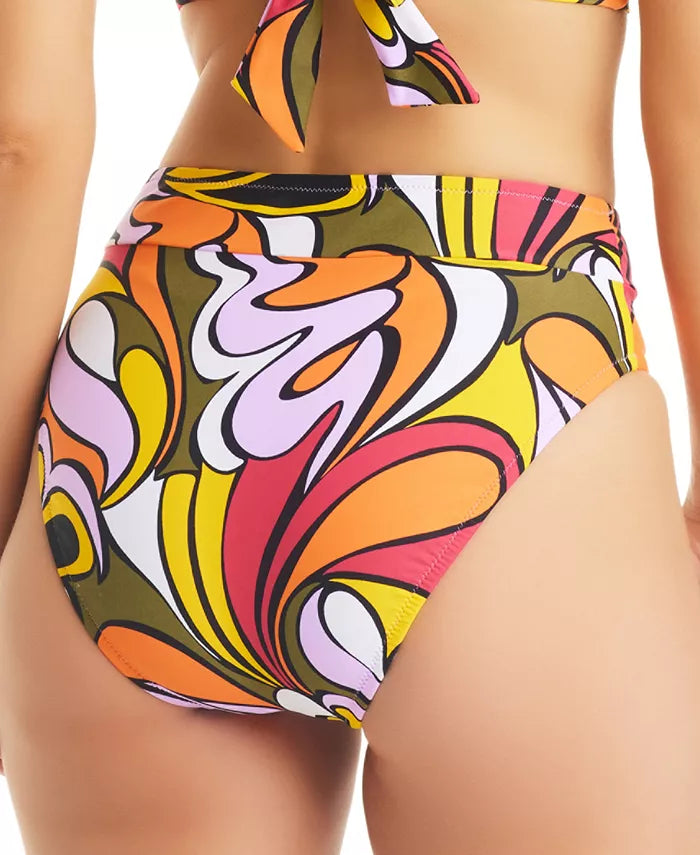 Bar III Banded High-Rise Bikini Bottom