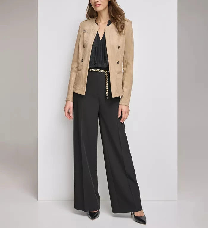 Tommy Hilfiger Wide-Leg Chain-Belt Pants