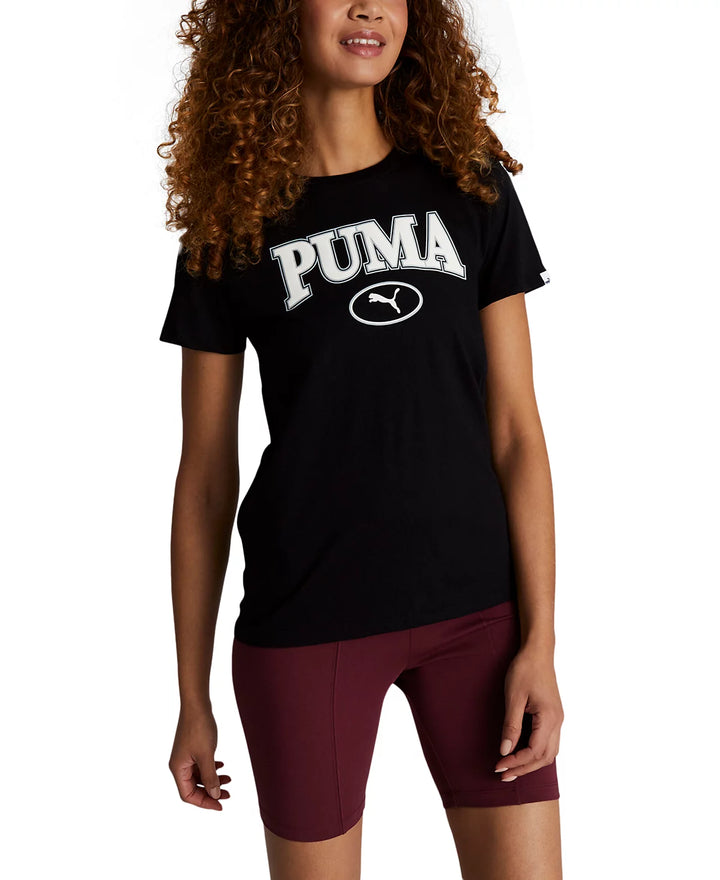 Puma Cotton Squad Graphic Crewneck T-Shirt