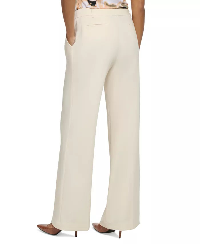 Calvin Klein Mid Rise Wide-Leg Pants