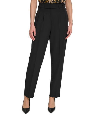 DKNY High-Rise Pleated Pants