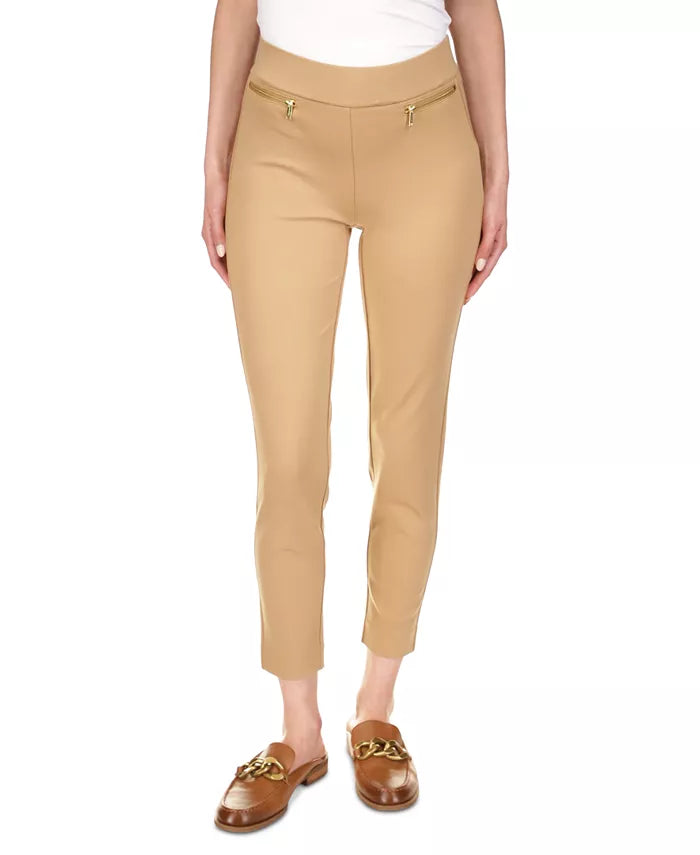 MICHAEL MICHAEL KORS Petite Zip-Pocket Pull-On Trousers