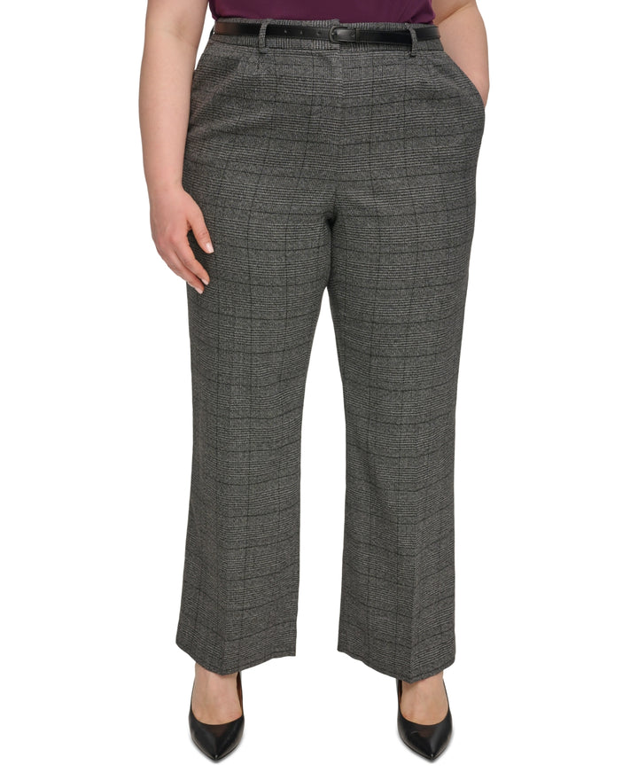 Calvin Klein Plus Size Menswear Wide-Leg Pants