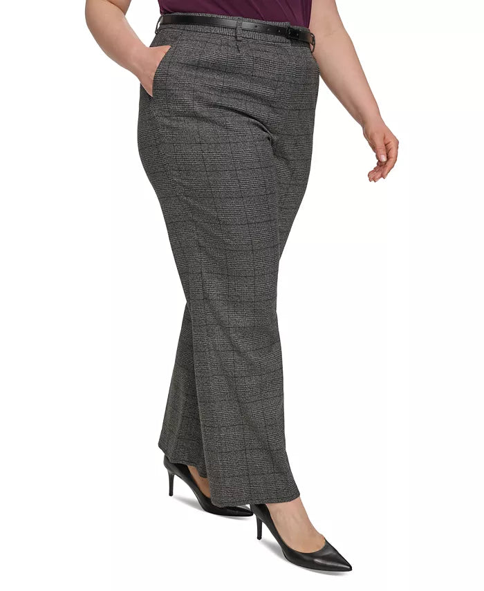 Calvin Klein Plus Size Menswear Wide-Leg Pants