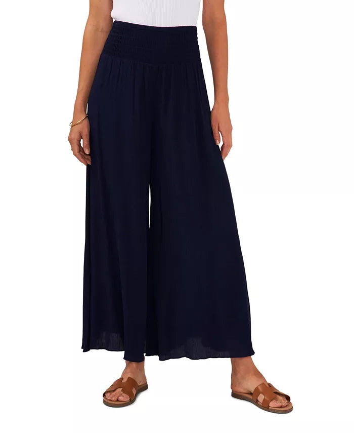 Vince Camuto Smocked Wide Leg Pants